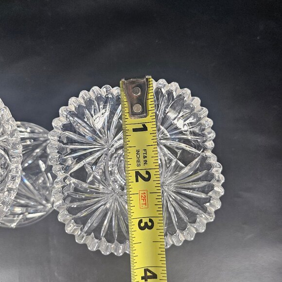 Vintage Nachtmann Bleikristall Crystal Candle Holder Set By Mark Aurel - Picture 10 of 10